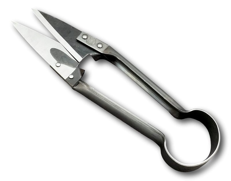 DUE BUOI Single Bow Straight Sheep Shears DB 160/25-2" 1/3 The Shortest Blade Length - 10" Total Length - Image 1